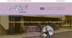 Desktop Screenshot of jenniferscafe.net
